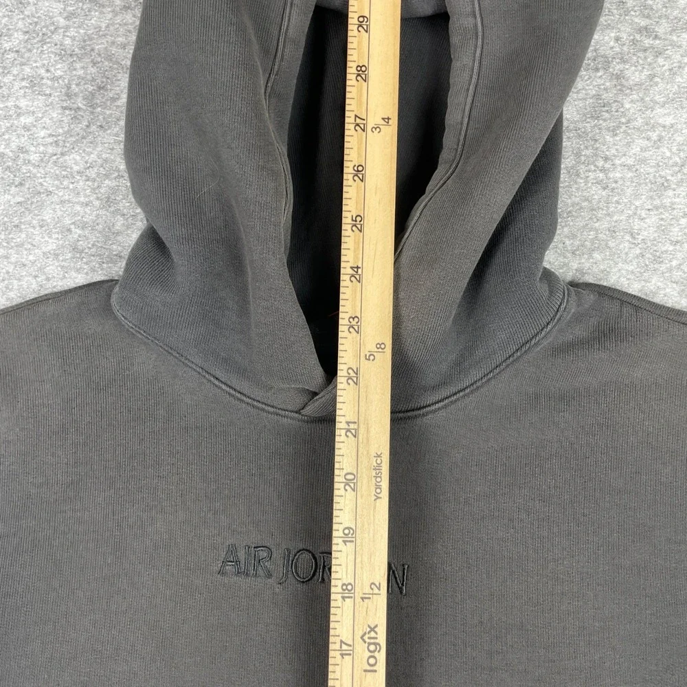 Jordan Hoodie Mens S Black Air Jordan Wordmark Fleece Pullover FJ1966-045